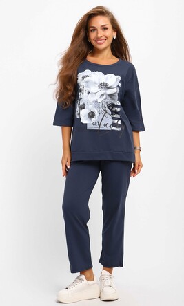 Комплект (кофта и брюки 7/8) N-Collection