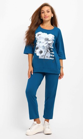 Комплект (кофта и брюки 7/8) N-Collection