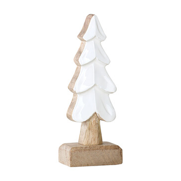 Декор новогодний Snowy tree New Year Essential, 20 см Tkano