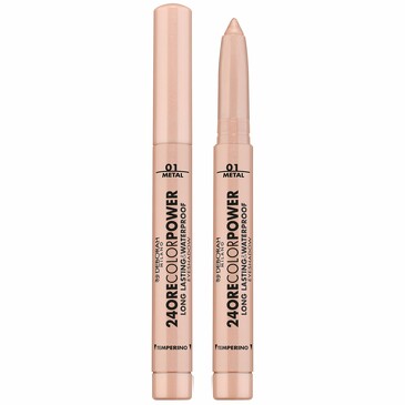 Тени карандаш стойкие 24ore color power eyeshadow тон 01 шампань, 1,4 г Deborah Milano