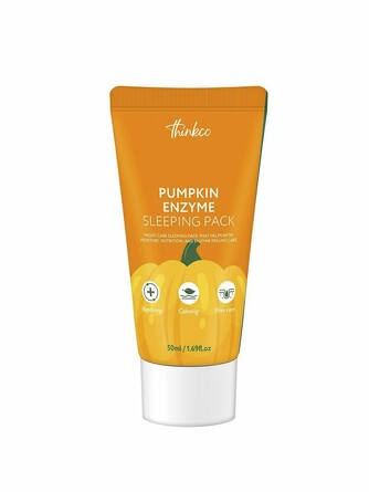 Крем-маска ночная для лица, энзимная, с экстрактом тыквы, Pumpkin Enzyme Sleeping (50 мл) Thinkco