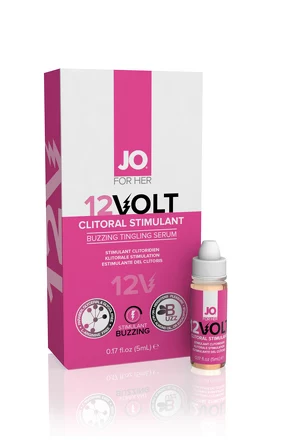 Гель для стимуляции клитора (мощного действия) 12Volt с эффектом вибрации, 10 мл System JO