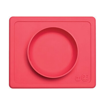 Тарелка-плейсмат силиконовая уменьшенная Mini Bowl Ezpz