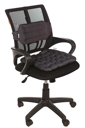Комплект (подушка на сиденье и под спину) Уютный офис Крафт Smart Textile