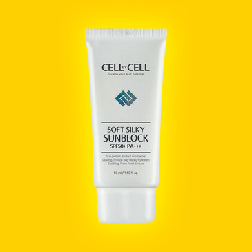 Крем-шелк для лица Солнцезащитный SPF50+PA+++, 50 мл CellbyCell