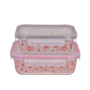 Набор контейнеров для хранения Bella (2 шт.: 640 мл, 1050 мл) Isabelle Rose Home