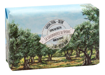 Мыло Оливковые поля в бумажной упаковке, 200 гр. La Savonnerie de Nyons