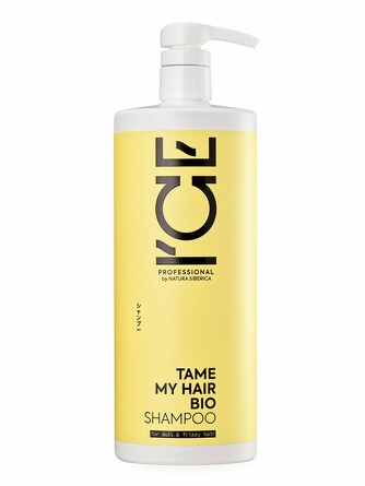 Шампунь для тусклых и вьющихся волос Tame My Hair Bio Shampoo, 1000мл Ice Professional by Natura Siberica
