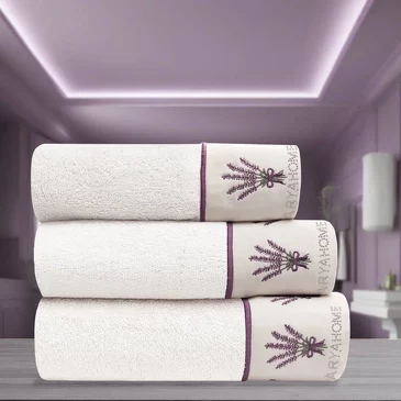 Набор полотенец Lavanda (3 пр.: 30x50, 50x90, 70x140 см) Arya Home
