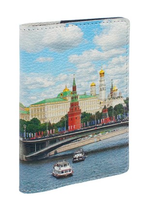 Обложка на паспорт Кремль. Каменный мост Eshemoda