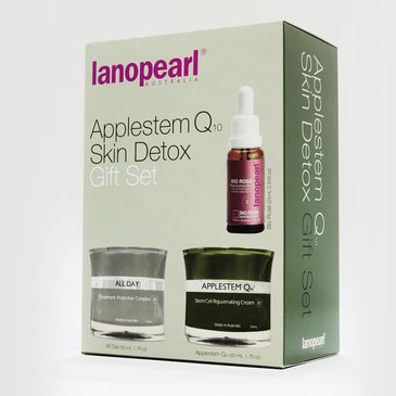 Applestem Ql0 Skin Detox набор омоложение кожи  (50мл, 50мл, 25мл)  Lanopearl
