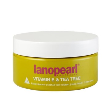 Vitamin E & Tea Tree очищение  для лица с витамином Е и маслом чайного дерева, 250 г Lanopearl