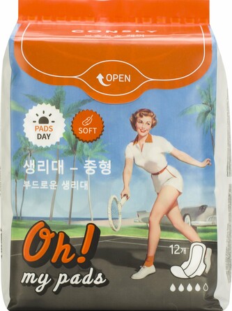 Прокладки гигиенические Oh! My Pads, 12 шт. Consly