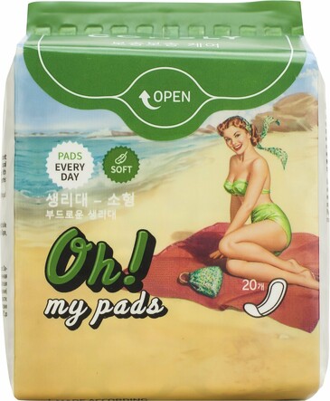 Прокладки гигиенические ежедневные Oh! My Pads, 20 шт. Consly