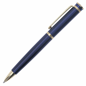 Ручка подарочная шариковая Perfect Blue синяя Brauberg