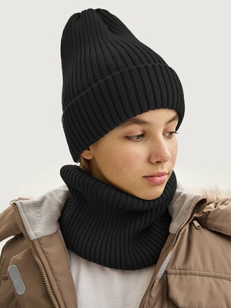 Комплект зимний (шапка и снуд) Nikastyle