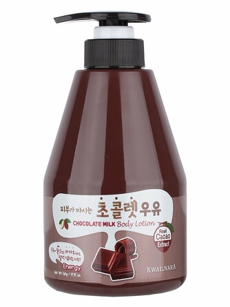 Лосьон для тела с ароматом шоколадного молока Kwailnara Chocolate Milk Body Lotion 560 гр Welcos