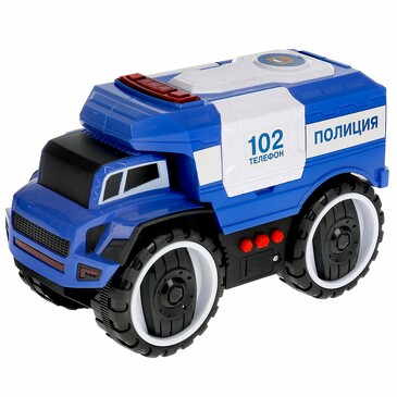 Игрушка машина Полиция, 22 см, (свет-звук, инерц. механизм, открыв. багажник) Технопарк