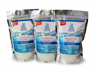 Соль для ванн Природный бишофит Magnesial Salt 1500 мл Biolong