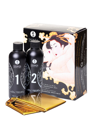 Гель массажный Манго. Контактный восточный массаж, 2х225 мл Shunga