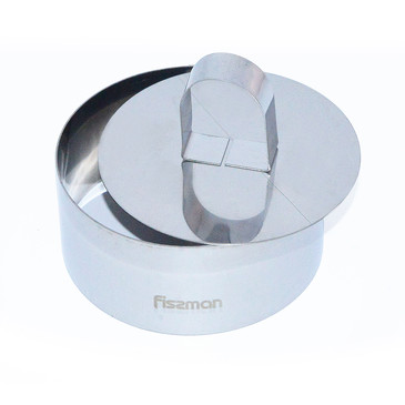 Кулинарное кольцо 10x4,5см с прессом круглое  Fissman