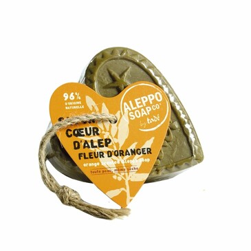 Мыло алеппское Fleur d'Oranger в форме сердца 150 г Tade