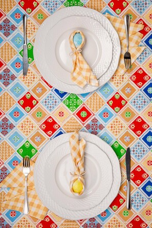 Набор для кухни (скатерть, салфетки) Мозаика Мари Санна