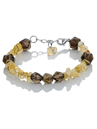 Браслет с цитрином и раухтопазом 1/33 Edition