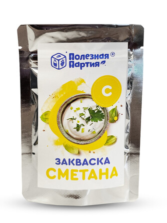 Закваска сметана (3 порции по 3 г) Полезная Партия