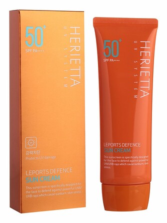 Солнцезащитный крем Herietta Leports Defence Sun Cream SPF50 + PA +++ 70 гр Welcos