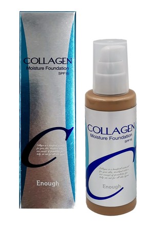 Увлажняющая тональная основа Collagen Moisture SPF15 #13 светло-бежевый (100 мл) Enough