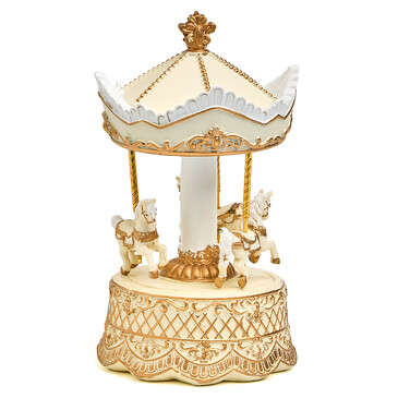 Музыкальная статуэтка Карусель 12,4х12,4х22,9 см Lefard