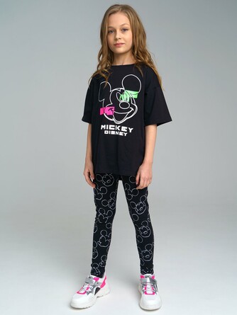 Комплект (футболка, леггинсы) Digital Dance Family Look PlayToday