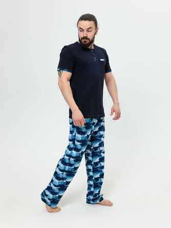 Пижама мужская (джемпер и брюки) Глория Т