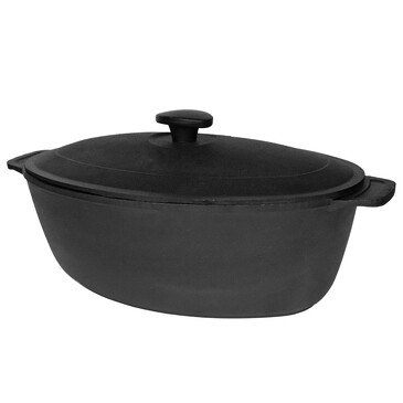 Гусятница чугунная с крышкой  Гардарика