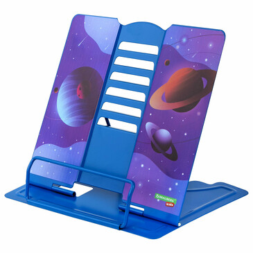 Подставка для книг и учебников outer space регулируемый угол наклона, металл Brauberg