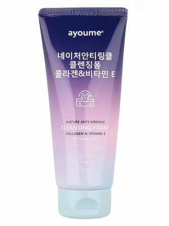 Пенка для лица антивозрастная с коллагеном и витамином 100 мл Ayoume
