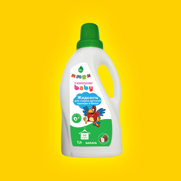 Жидкость для стирки детской одежды, 1 л Yashinomi 