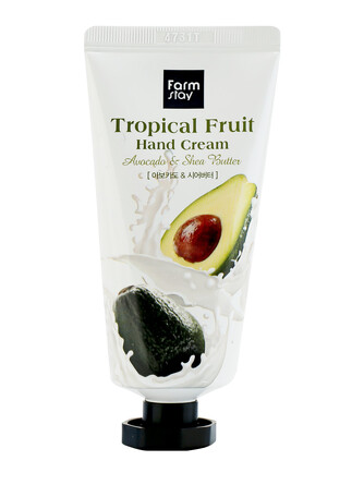 Крем для рук Тропические фрукты с авокадо и маслом ши, 50 мл FarmStay
