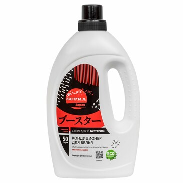 Кондиционер для белья Sakura Blossom с бустером-усилителем, 1 л Supra