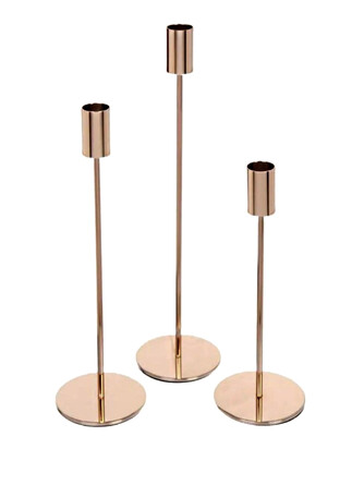 Комплект подсвечников металлических (3 шт.) (32, 27, 22 см)Terra Design