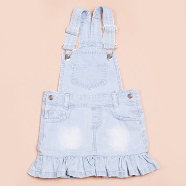 Юбка с нагрудником джинсовая Free Age