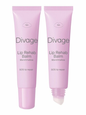 Бальзам для губ восстанавливающий lip rehab balm sos lip repair c ароматом маршмеллоу, 12 мл Divage