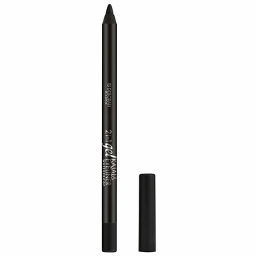 Карандаш для век гелевый 2 in 1 gel kajal & eyeliner pencil, тон 01 черный, 1,4 г Deborah Milano
