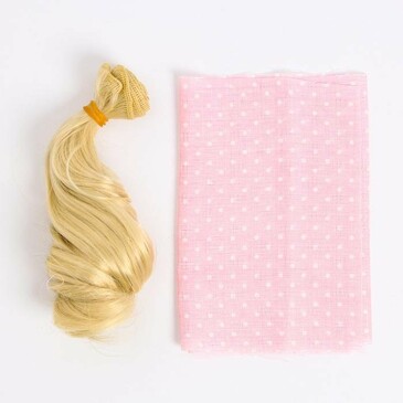 Волосы‒тресс для кукол Яркое солнце набор для декора, 25х150 см  Арт Узор