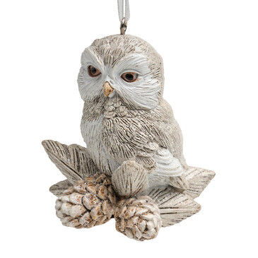 Украшение елочное Совушка 5,5х4,5х6,5 см Lefard