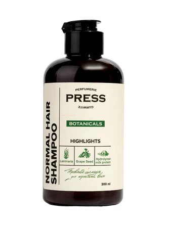 Шампунь для волос безсульфатный профессиональный 300 мл. Press Gurwitz Botanicals