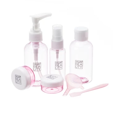 Набор баночек для косметических средств дорожный (7 пр.) Dewal Beauty