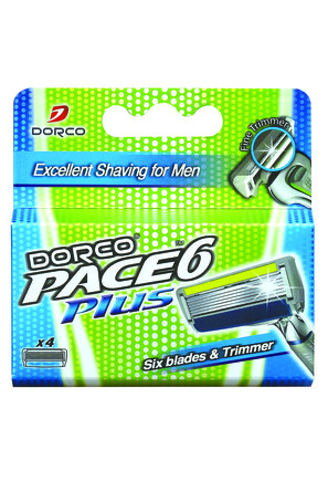 Kассеты для бритья Pace 6 c триммером, 4 шт. Dorco