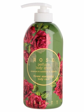 Лосьон для тела парфюмированный с экстрактом розы 500 мл Jigott